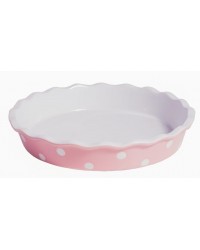 Форма для выпечки Pink Pie with dots 26,5x26,5x5 см